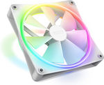 NZXT F140 RGB Duo Case Fan με Σύνδεση 4-Pin PWM Λευκό