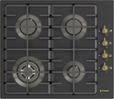 Pyramis Natural Gas Cooktop Autonomous 59x51εκ.