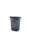 Laundry Basket Plastic with Cap 48x36x59cm Gray