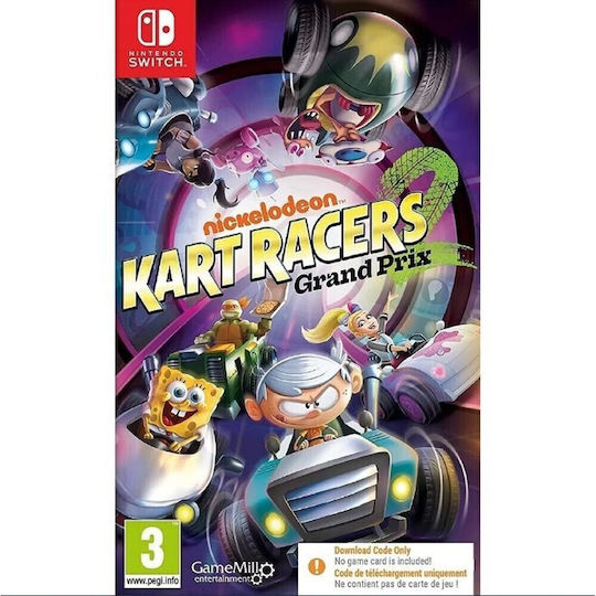 Nickelodeon Kart Racers 2: Grand Prix (Code In A Box) Switch-Spiel