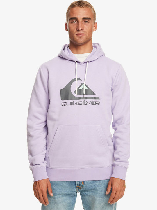 Quiksilver Big Logo Hanorac cu Glugă Violet