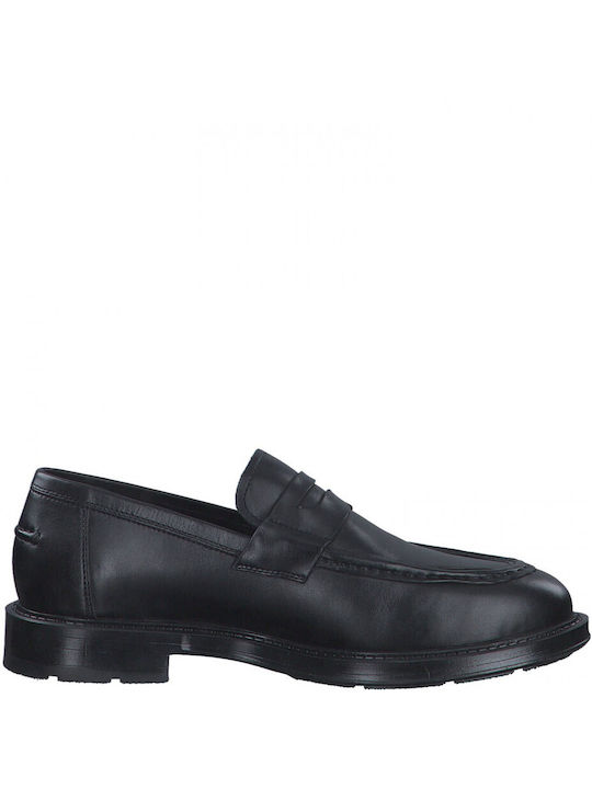 Marco Tozzi Men's Leather Moccasins Black