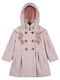 Kids' Coat Long with Hood Pink