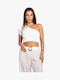 Olian Women's Summer Blouse Sleeveless White