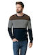 Langarm-Pullover Marineblau