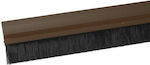 Tpster Draft Stopper Brush Door with Brush in Brown Color 1mx4.5cm