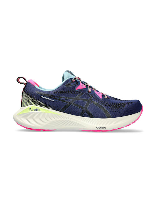 Gel-Cumulus 25 TR Γυναικεία Αθλητικά Παπούτσια Running Nature Bathing / Lime Green