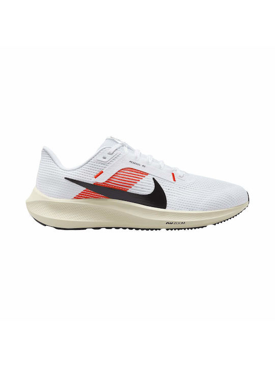 Nike Air Zoom Pegasus 40 Ανδρικά Αθλητικά Παπούτσια Running Eliud Kipchoge White / Red