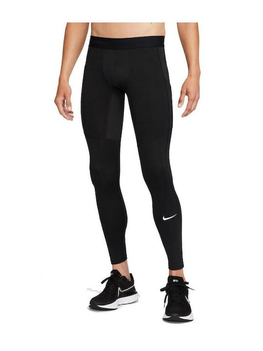 Nike Pro Warm Men's Sports Long Leggings Black