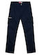 Energiers Kids Fabric Cargo Trousers Navy Blue