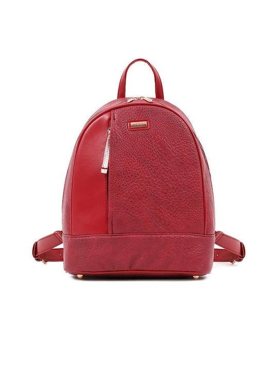 Doca Damen Tasche Rucksack Rot