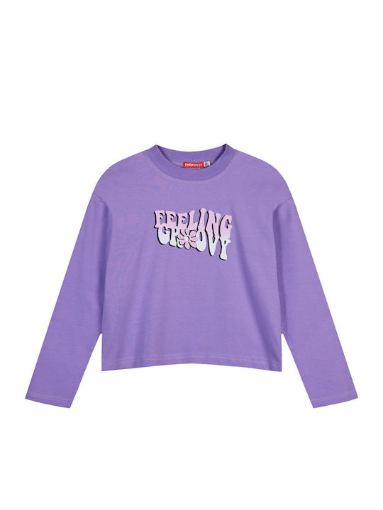 Kids' Shirt Long Sleeve Purple