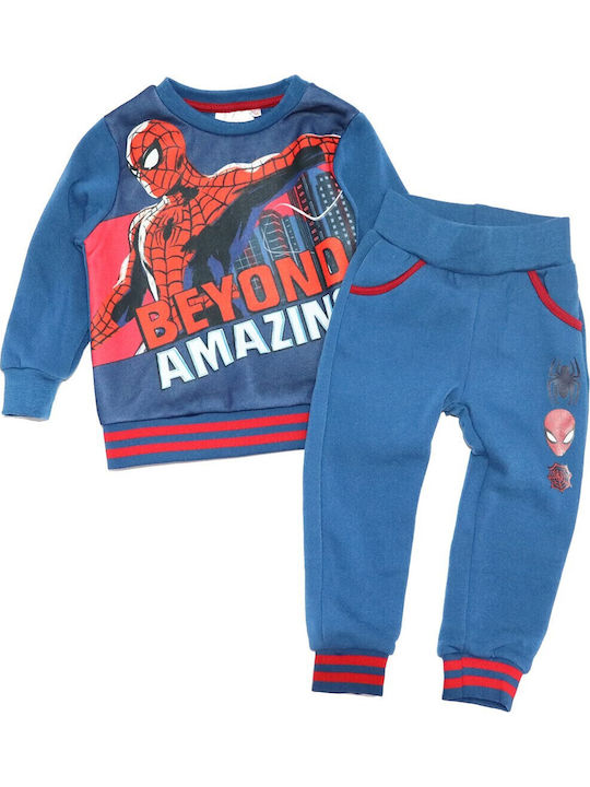 Kids Sweatpants Set Blue 2pcs