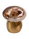 Kallisti Glass Decorative Mushroom made of Glass 6x6cm 1pcs