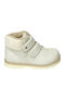 Παιδικά Sneakers High με Σκρατς Μπεζ