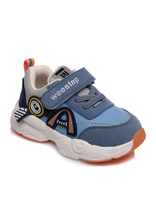 Παιδικά Sneakers με Σκρατς Μπλε