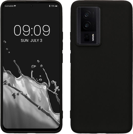 KWmobile Slim Back Cover Silicone Black (Poco F5 Pro)