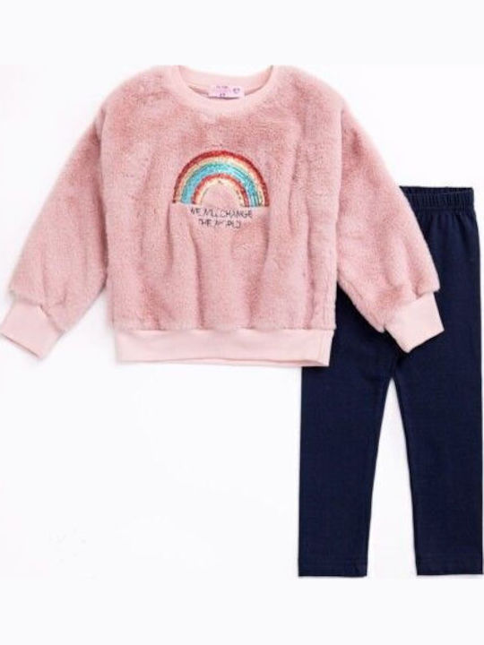 Funky Kids Set with Pink Leggings 2 Pieces