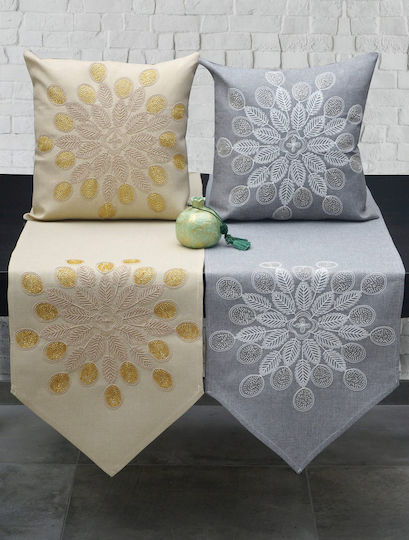 Ilis Home Decorative Pillow Case No 44502 Gray 42x42cm