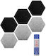 Audiodesigner Hexagon Sound Absorbing Panel 6pc...