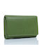 Large Leather Women's Wallet Classic Grass