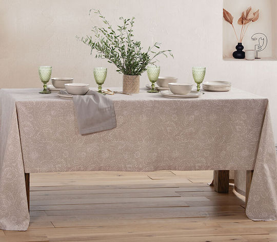 Nef-Nef Homeware Tischtuch Inspire Beige 150x300cm