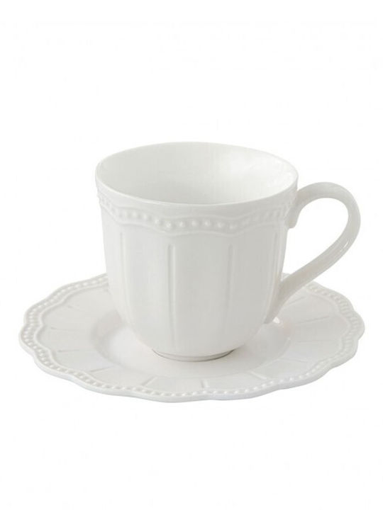 Easy-Life Porcelain Espresso Cup Set 110ml White 07-2886ELIW