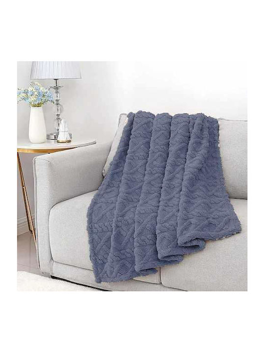 Linea Home Patagonia Pătură Sherpa Fleece Simplă 150x200cm. Raff