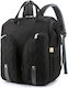 Diaper/Crib Backpack Black