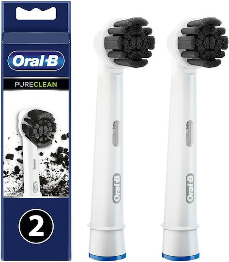 Oral-B Pure Clean Charcoal Replacement Heads for 799292 2 Pieces