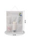 Tpster De perete Organizator auto material textil Albă
