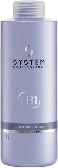 System Professional Luxeblond LB1 Shampoos for Coloured Hair 1000ml