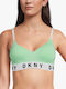 DKNY Femei Atletic Sutien sport Verde