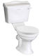 Status Design Porchester Stehende Toilette mit Spülung Weiße