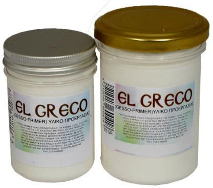 El Greco Gesso Grundierung Für Holz und Glas 200ml