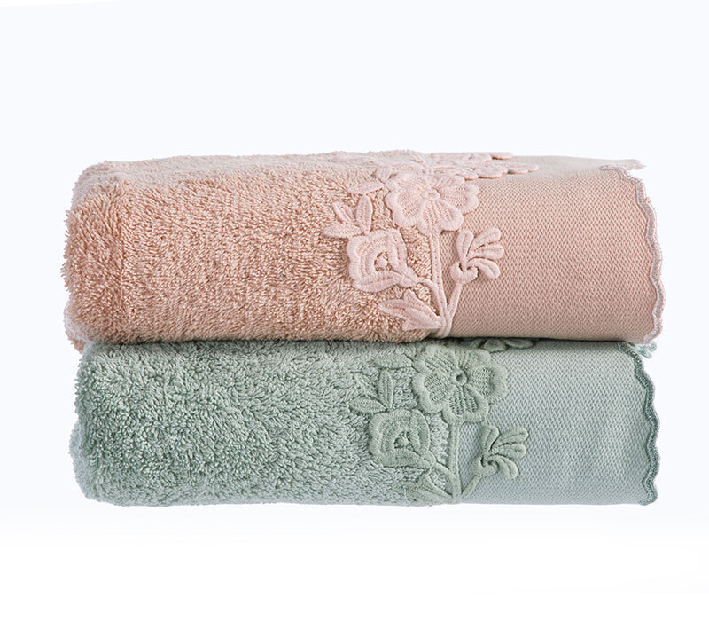 Salmon sales colored towels