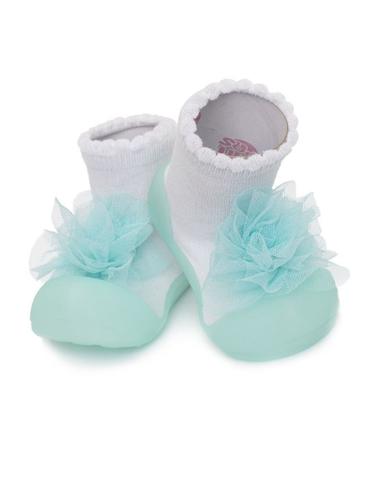 Attipas Kids' Long Slipper Socks Green