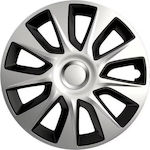 Versaco Car Hubcap Set Stratos 13" 4pcs Silver