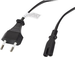Lanberg IEC C7 / Euro - Cable 3m Μαύρο CA-C7CA-10CC-0030-BK Lanberg IEC C7 / Euro - Cable 3m Μαύρο CA-C7CA-10CC-0030-BK
