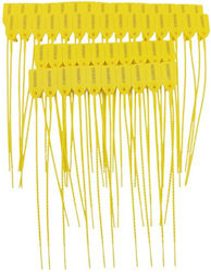 Rolinger Pack of 50pcs Yellow Plastic Cable Ties JN-1454