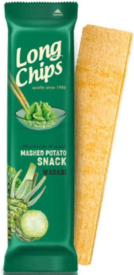 Long Chips Πατατάκια με Γεύση Wasabi 75gr