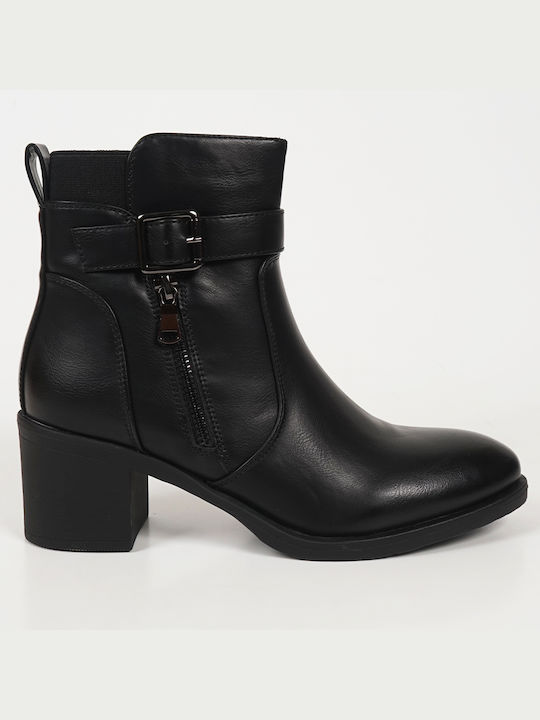 Piazza Shoes Damen Knöchelstiefel Schwarz