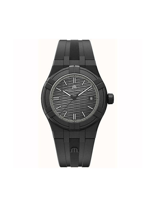 Maurice Lacroix Aikon Watch with Black Rubber Strap