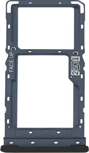 Sim Card Slot Black for Moto G8 Power