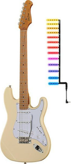 Harley Benton St-62mn Vw Vintage Bundle Σετ Ηλεκτρική Κιθάρα ST Style Λευκή