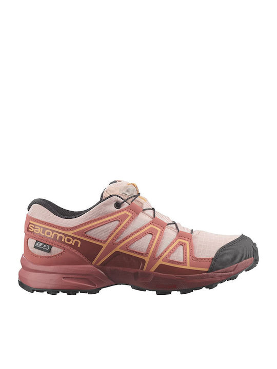 Speedcross Αδιάβροχα Αθλητικά Παιδικά Παπούτσια Running με Κορδόνια Ροζ