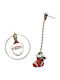 Tatu Moyo Earrings Hoops Gold Plated