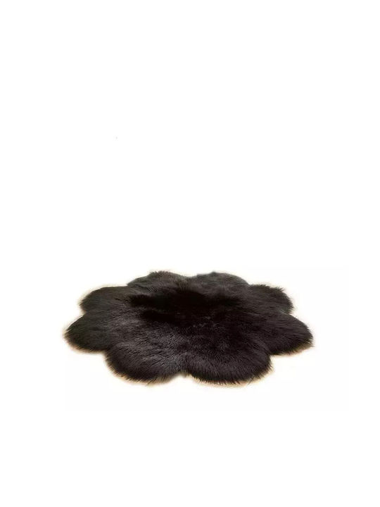 Rug Round Black