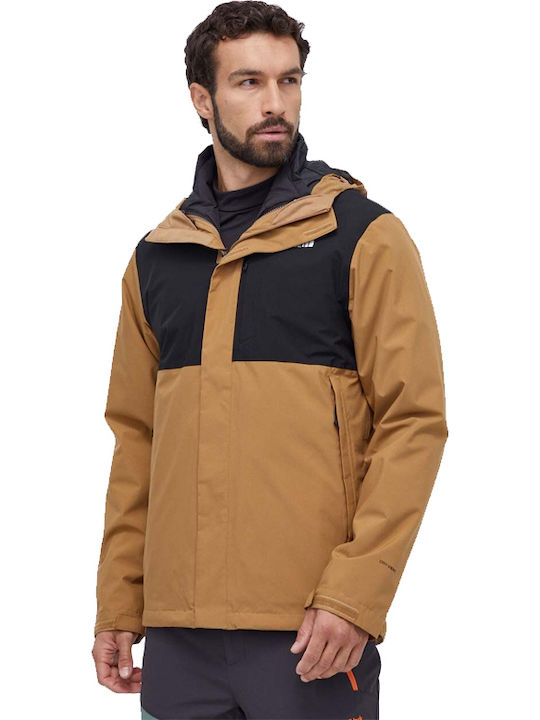 Carto Triclimate 3 in 1 Winter Jacket Waterproof and Windproof Brown