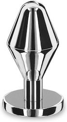 Massive Anal Plug Medium Silver